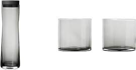Blomus -SPLASH- Wasserkaraffe aus Rauchglas,