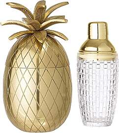 Bloomingville Ananas Dose, gold, 24cm &
