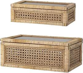 Bloomingville Aufbewahrungsboxen aus Kiefer beige, 