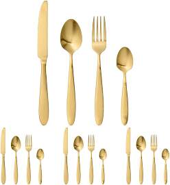 Bloomingville Besteck-Set Frea Gold 16-teilig 4