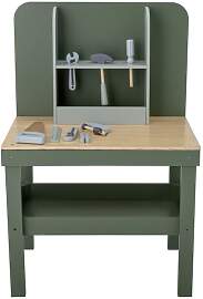 Bloomingville Kinder-Werkbank Bubba Grün MDF Holz 