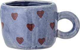 Bloomingville Mini Nini Tasse, Blue, Steingut,