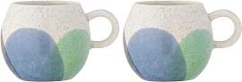 Bloomingville Paula Tasse 275 ml, Steingut, D9 cm, 