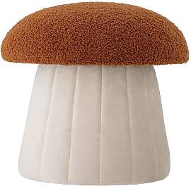 Bloomingville Sitzhocker aus rotem Polyester,