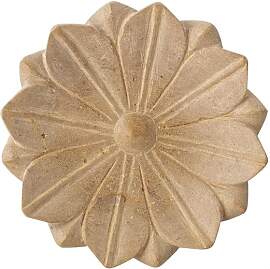 Bloomingville Tablett aus braunem Marmor,