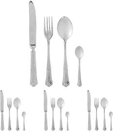 Bloomingville Tilly Besteck-Set Edelstahl Silber 4 