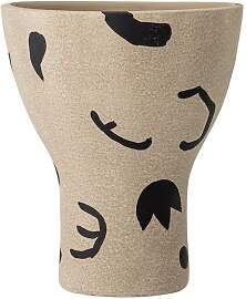 Bloomingville Vase aus Steinzeug beige, zum