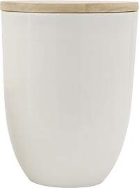 Bloomingville Vorratsglas aus weissem Steingut,