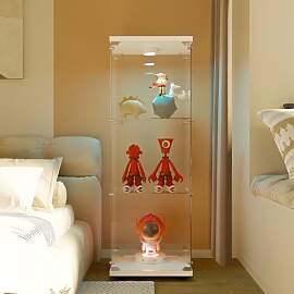 BLSYHDH Glasvitrine Standvitrine, Schrank für