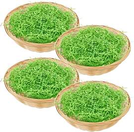 Bluelves 4 Stück OsterköRbchen + 200g Ostergras