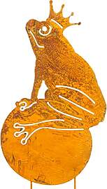 Blümelhuber Frosch Figur Froschkönig auf Kugel