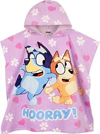 BlueY Badeponcho Mädchen | Kapuzenhandtuch Kinder 