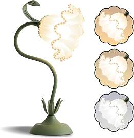 Blume Tischlampe, Nachttischlampe mit