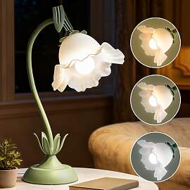 Blume Tischlampe, Nachttischlampe mit