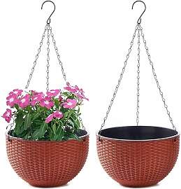 Blumenampel Hängend Außen und Innen Kunststoff