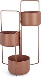 Blumenkasten Keyra aus Metall, modern und faltbar, 