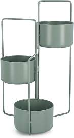 Blumenkasten Keyra aus Metall, modern und faltbar, 