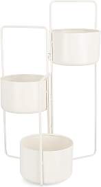 Blumenkasten Keyra aus Metall, modern und faltbar, 