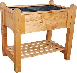 Blumenkasten PROMADINO, braun, B:90cm H:84,5cm