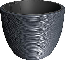 Blumentopf PROSPERPLAST "FURU", grau