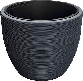 Blumentopf PROSPERPLAST "FURU", grau