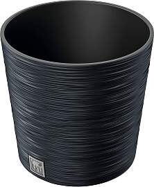 Blumentopf PROSPERPLAST "FURU RO", grau