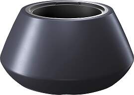 Blumentopf PROSPERPLAST "Heos", grau