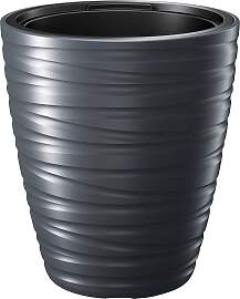 Blumentopf PROSPERPLAST "Maze", grau