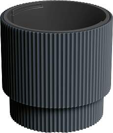 Blumentopf PROSPERPLAST "MILLY", grau
