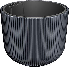 Blumentopf PROSPERPLAST "MILLY", grau