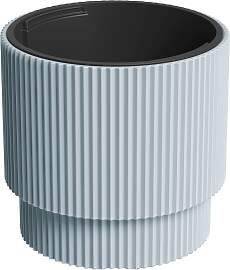 Blumentopf PROSPERPLAST "MILLY", grau