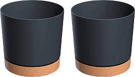 Blumentopf PROSPERPLAST "TUBO PM", grau