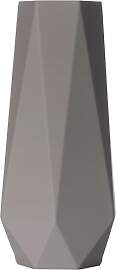 Blumenvase/Dekovase Hellgrau Bao M 20 cm für
