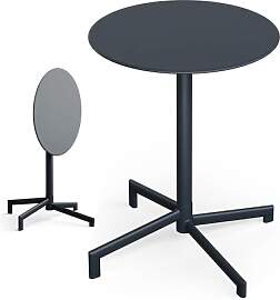 blumfeldt Bistrotisch – 60 cm Rund Klappbar