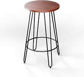 blumfeldt Bistrotisch – Runder 60 cm Stehtisch,