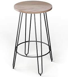 blumfeldt Bistrotisch – Runder 60 cm Stehtisch,