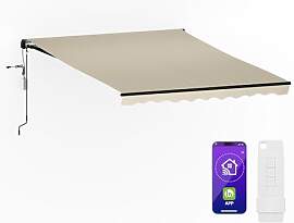 blumfeldt CloudShade Markise – 3m elektrische