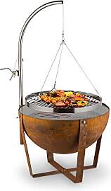 blumfeldt Fire Globe Feuerschale mit Grill,