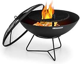 Blumfeldt Orbit - 3-in-1 Stahl-Feuerschale: