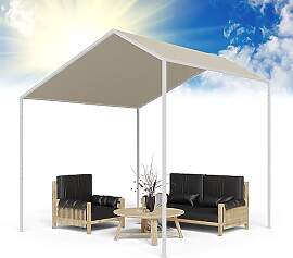 Blumfeldt Pergola, Metall Pavillon mit Polyester