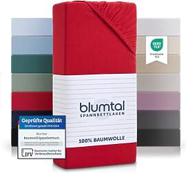 Blumtal Basics Spannbettlaken - Baumwolle -