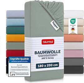 Blumtal® Basics Spannbettlaken Topper