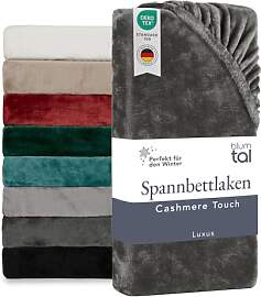 Blumtal Cashmere Touch Spannbettlaken - 90x200 cm