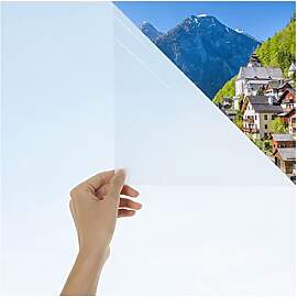 Blumtal Fensterfolie 60x200 cm 2er Set Blickdicht