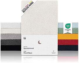 Blumtal® Frottee Spannbettlaken 150x200 cm im 2er 