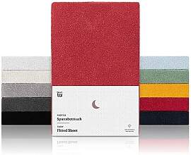 Blumtal® Frottee Spannbettlaken 200x200 cm im 2er 