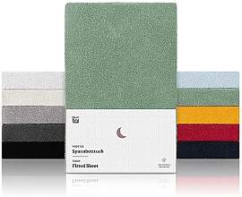 Blumtal® Frottee Spannbettlaken 200x200 cm -