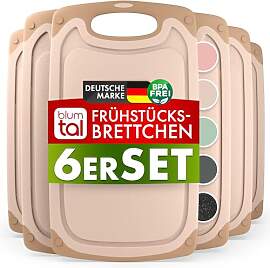 Blumtal Frühstücksbrettchen Kunststoff 25x15 cm