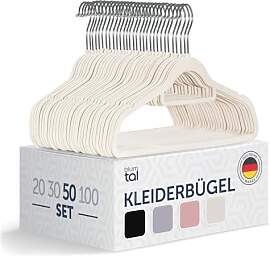 Blumtal Kleiderbügel 50 Stück - Kleiderbügel