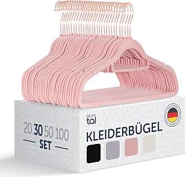 Blumtal Kleiderbügel Samt 30 Stück - Bügel Samt 